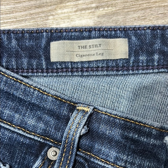 Ag Adriano Goldschmied Blue Skinny Jeans Faded Style - Picture 3 of 9